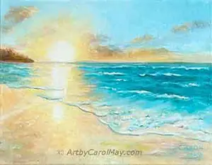 Uncover the secrets on how to paint a beach with a comprehensive guide on creating stunning beach art. Steps on how to paint from the sky to the beach foam.