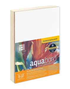 Cradled 8x10" Aquabord panel by Ampersand