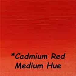 Winsor Red by Winsor Newton sample Alkyd-cadmium-red-medium-hue