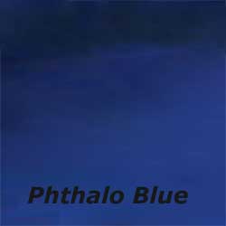 Phthalo Blue color sample (the full name is Phthalocyanine Blue) Phthalo Blue, (the full name is Phthalocyanine Blue) is the primary blue of the color wheel.