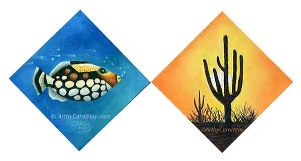 Try some small paintings. Artist-block