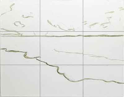 Sketch the composition on the canvas.