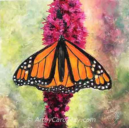 You can learn how to paint with artist Carol May.