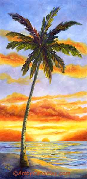 A good composition will provide a way for the viewer to enter the painting.