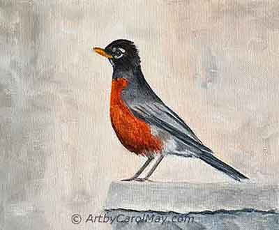 Complete the final details and adjustments on the painting.