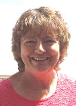 photo of the painting artist Carol May Artist Carol May