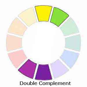 A double complement color scheme adds more variety to the painting.