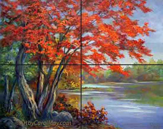 The rule of center lines is the #1 rule of good composition. How do we make a good composition for a painting?