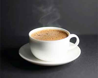 Photo of a hot cup of coffee. Ordinary things make good still life paintings.