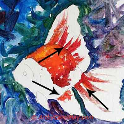 You may fix all or part of an oil painting.