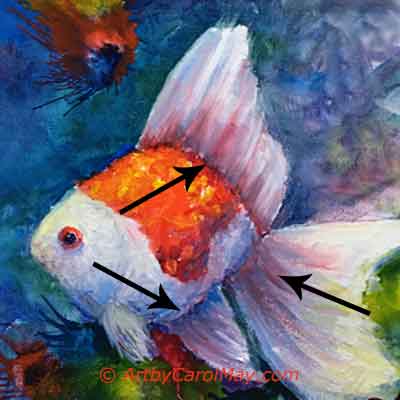 I fixed just part of this oil painting.
