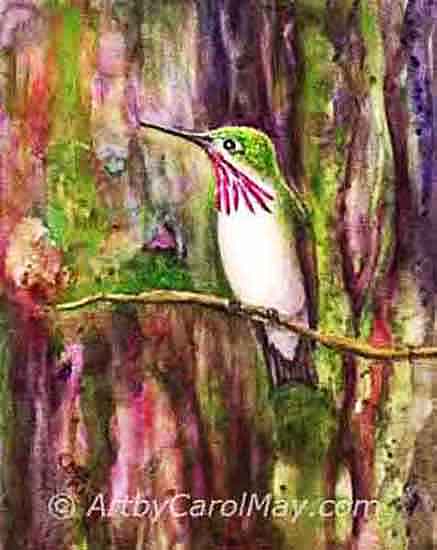 Value changes make a focal point stand out in a painting.