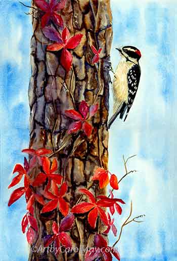 Generally a focal point is not placed in the center of the painting.