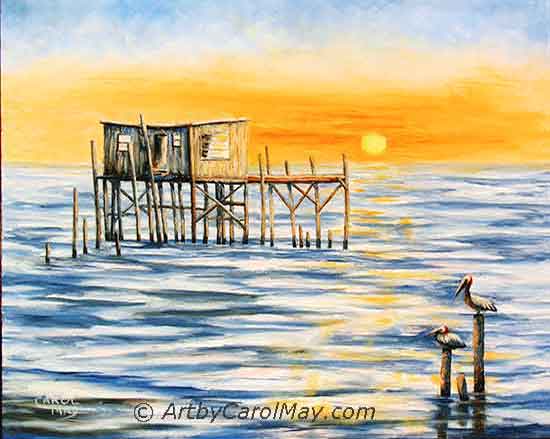 A painting may have a secondary focal point in addition to the main one.