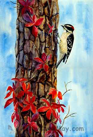 The focal point is the main subject of the painting.