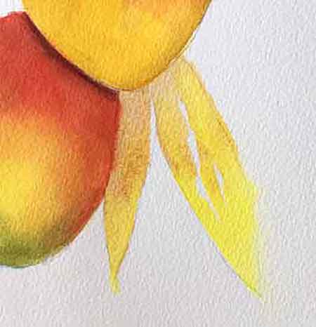 Put a wet wash on the leaves