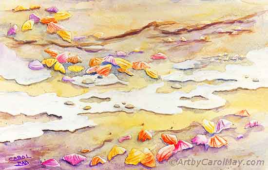 Popular ways to keep watercolor paper white.