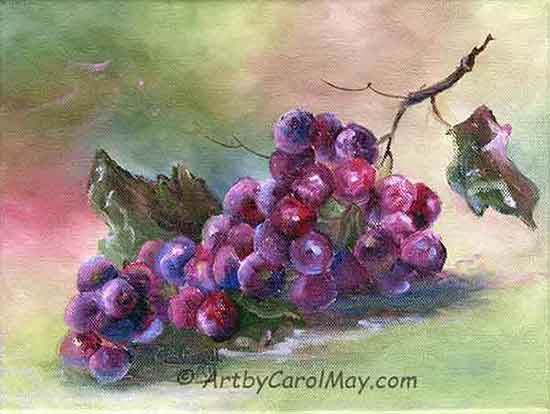 It's easy to learn painting with oil paint.