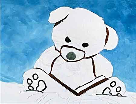 Paint the dark background.