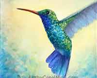 How to Paint a Hummingbird