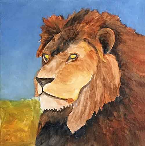 Painting a Lion tutorial