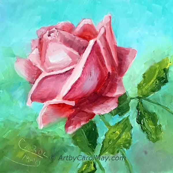 Roses inspire many wonderful paintings.