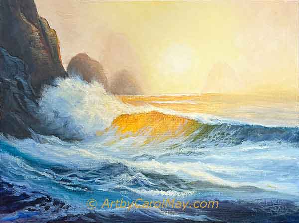 The ocean is full of painting ideas.