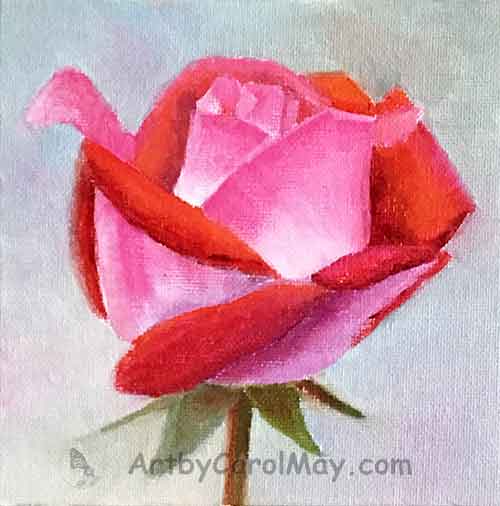 Many artists paint every day. The more we paint, the faster we learn to paint.