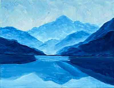 Paint the medium values.