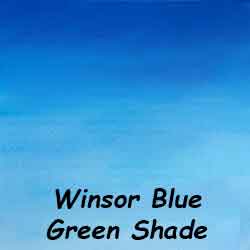 Winsor Blue, a Phthalo Blue color swatch WC-Winsor-blue-green-shade