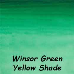 Sap Green color sample WC-winsor-green-yellow-shade