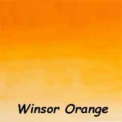 Coral Orange made by Old Holland sample WC-winsor-orange