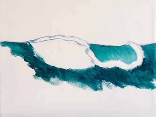 Paint the front of the wave.