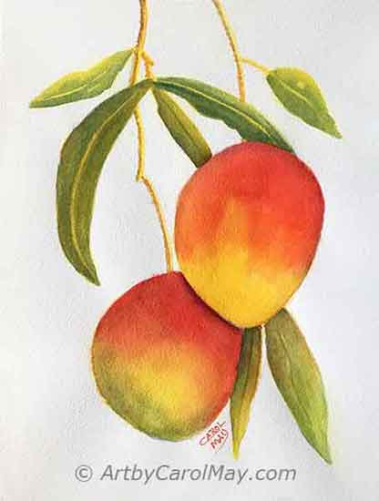 Learn glazing with watercolor by artist Carol May