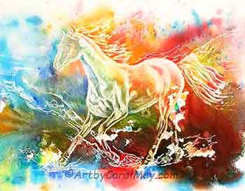 Prophetic art paintings portray the heart and spirit of the Biblical God.